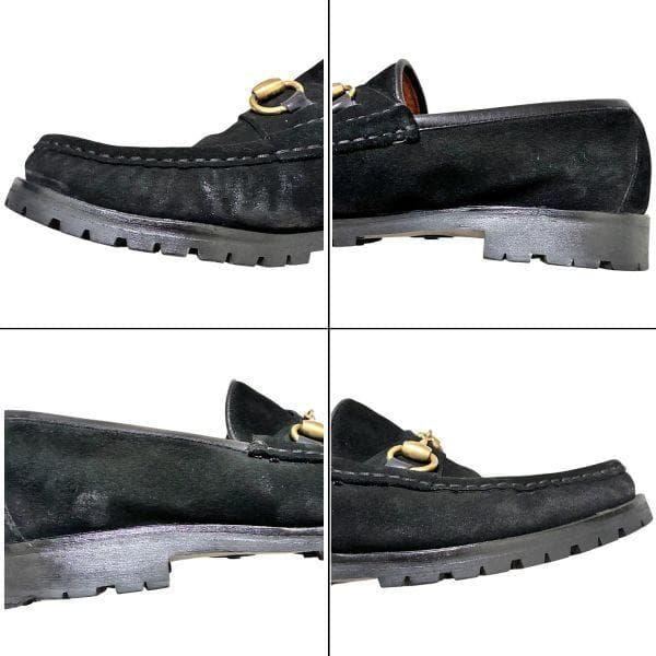 GUCCI グッチ ホースビット ローファー ゴールド金具 7.5 イタリア製