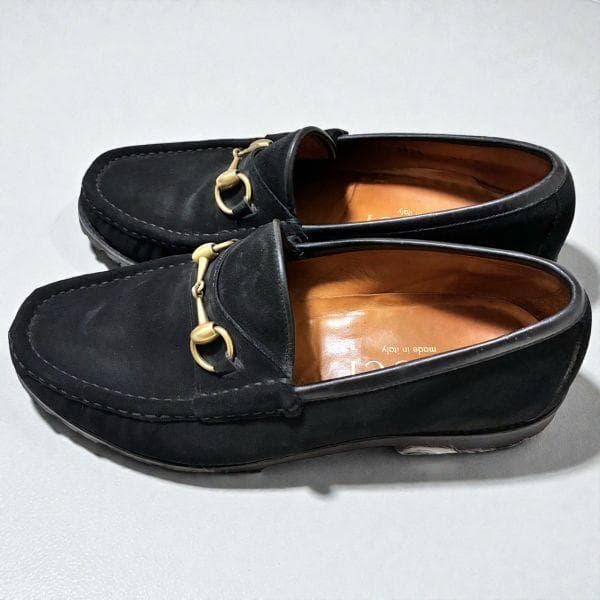 GUCCI グッチ ホースビット ローファー ゴールド金具 7.5 イタリア製