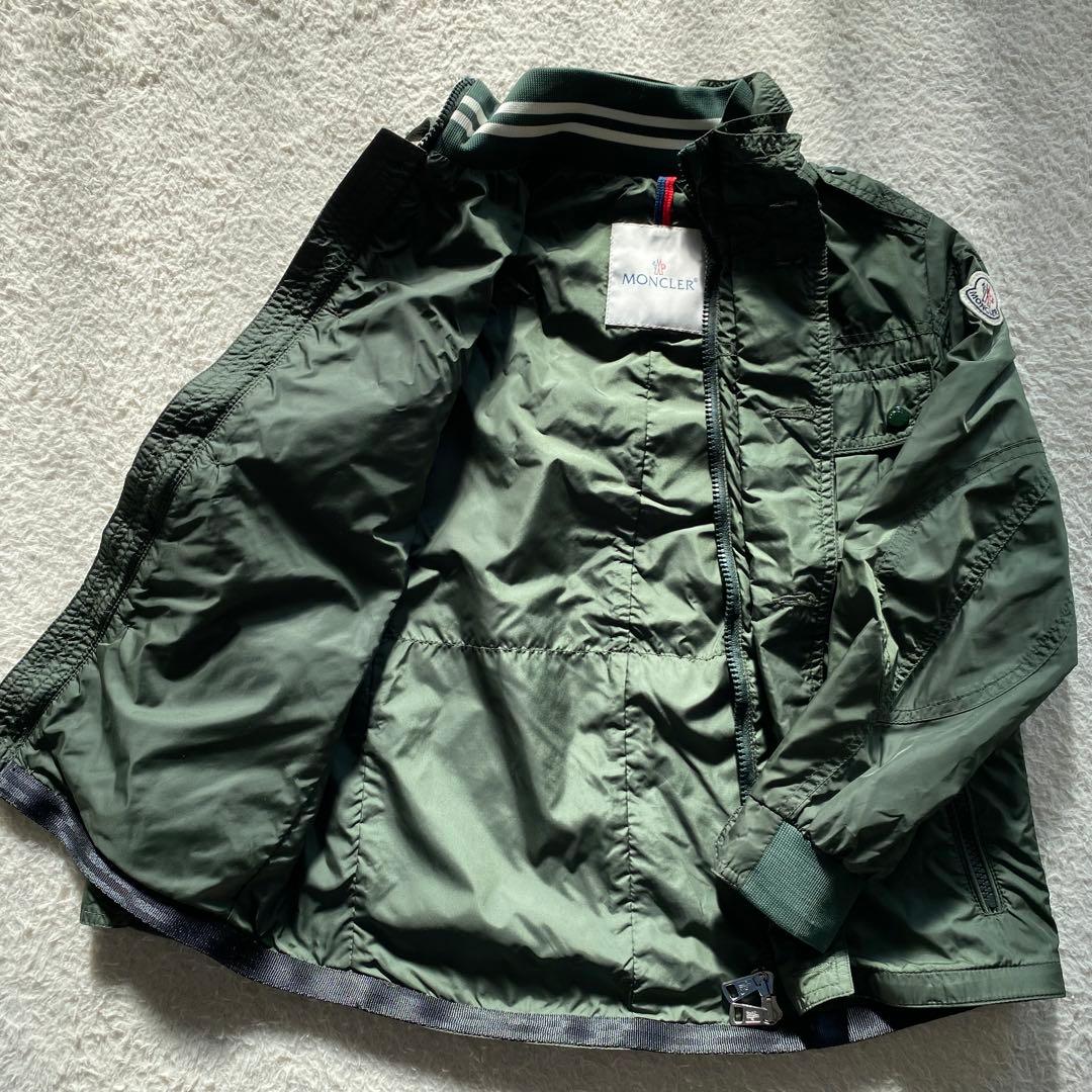 【美品】MONCLER キッズ　ナイロンジャケット　ワッペン　128