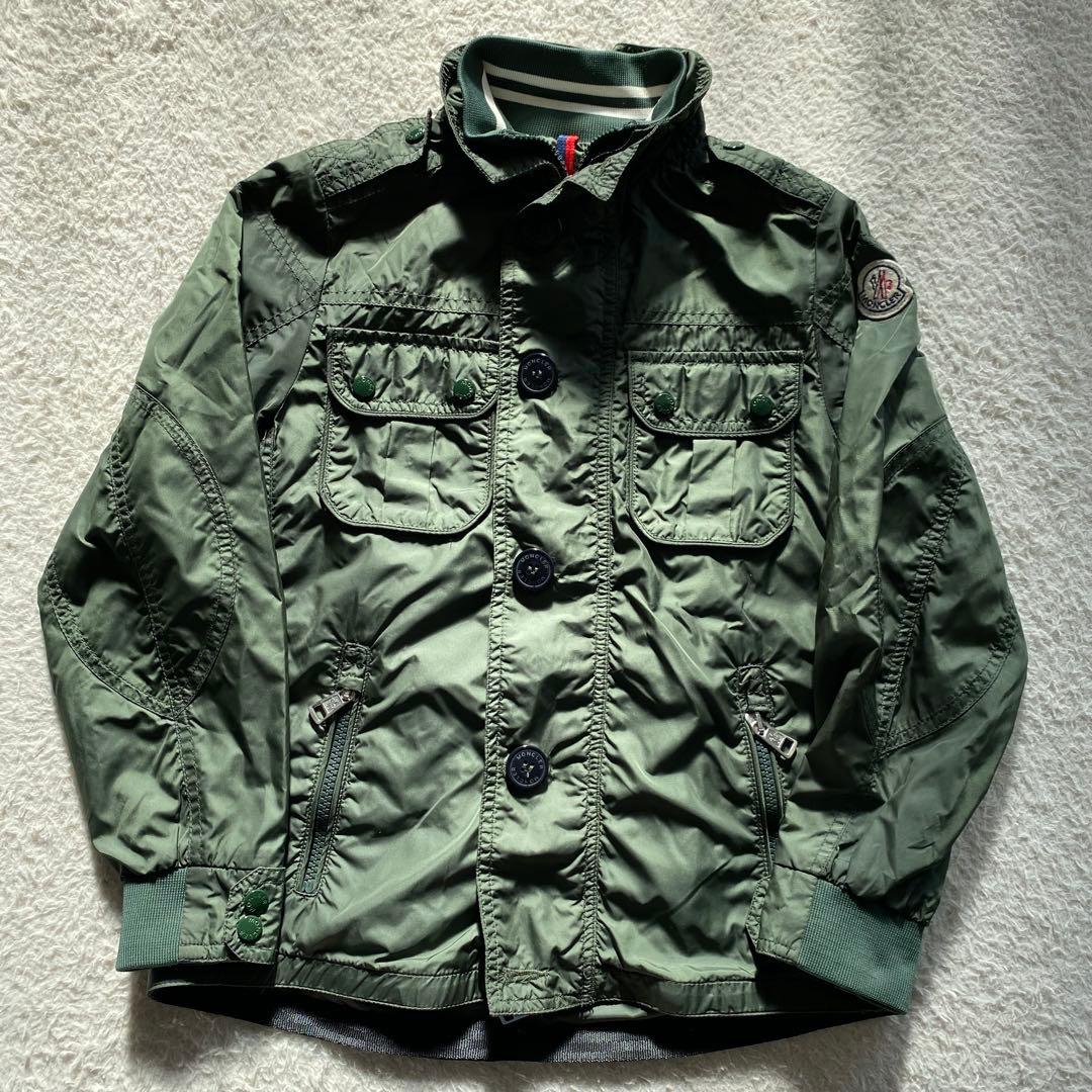 【美品】MONCLER キッズ　ナイロンジャケット　ワッペン　128