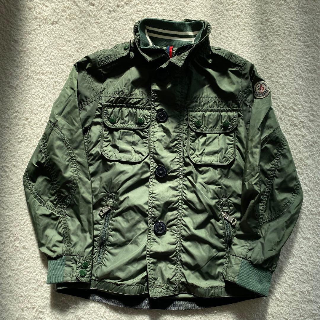 【美品】MONCLER キッズ　ナイロンジャケット　ワッペン　128