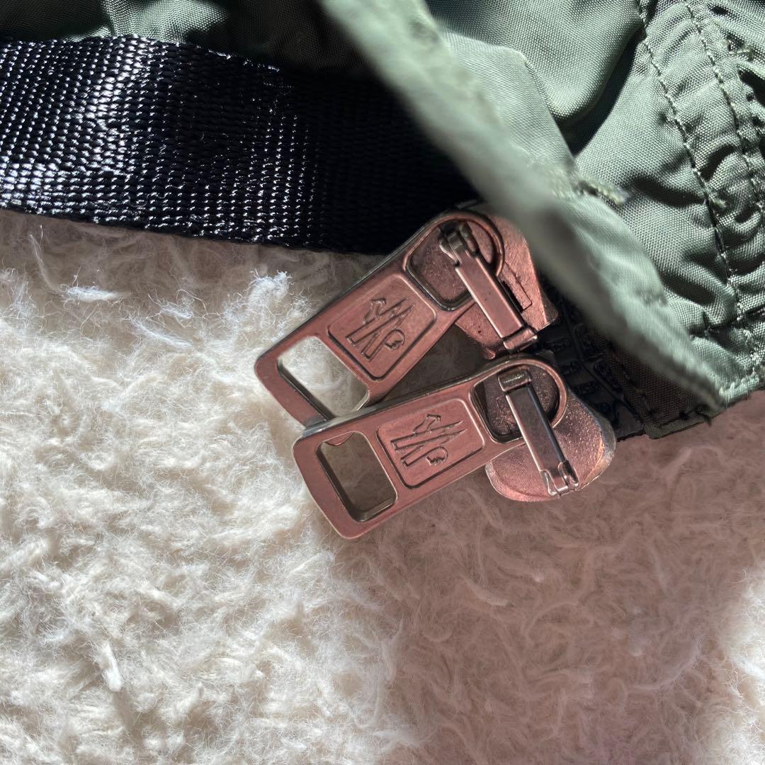 【美品】MONCLER キッズ　ナイロンジャケット　ワッペン　128