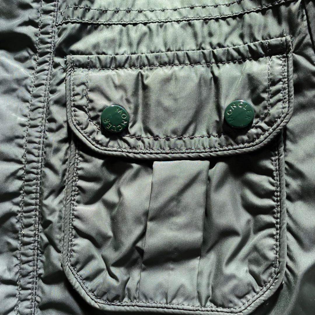 【美品】MONCLER キッズ　ナイロンジャケット　ワッペン　128
