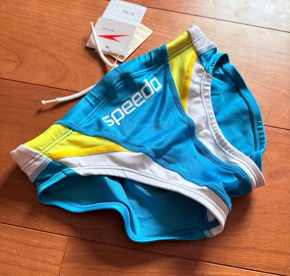 【新品】SPEEDO アクアスペック　ブルー　M　競パン　RQ632