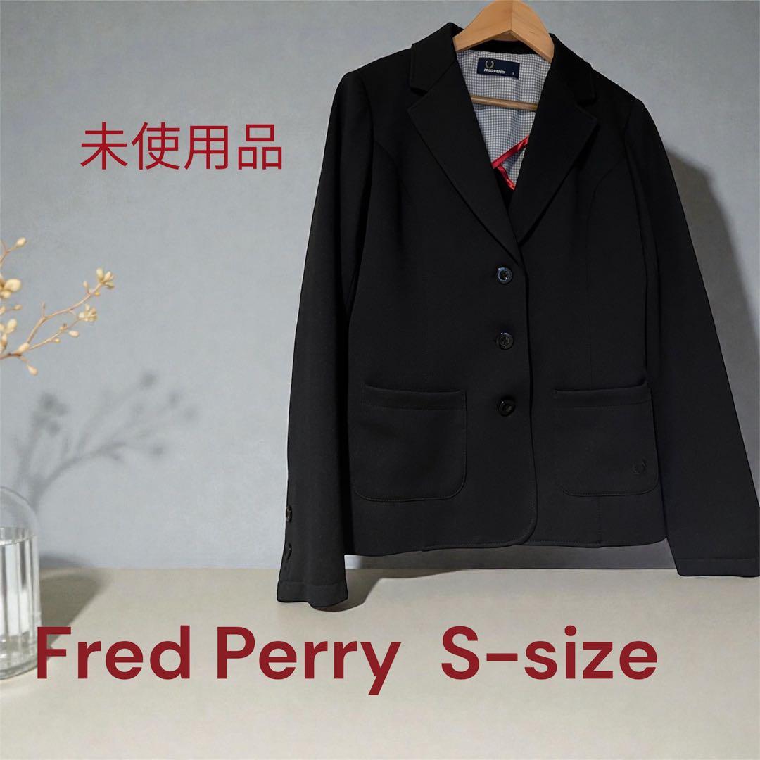 フレッドペリー ブラック テーラードジャケット