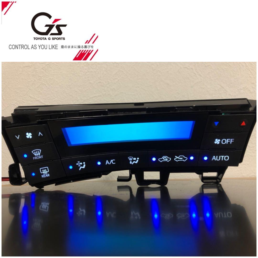 ZVW30 プリウス 後期 正規品 G's エアコンパネル LED打ち替え n3