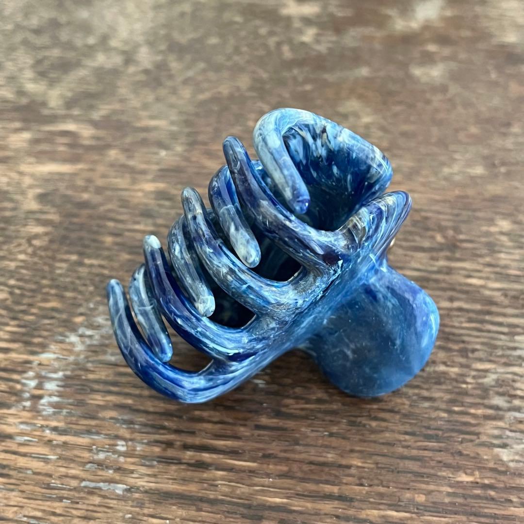 UNDO ヘアクリップNo.2 Blue Marble