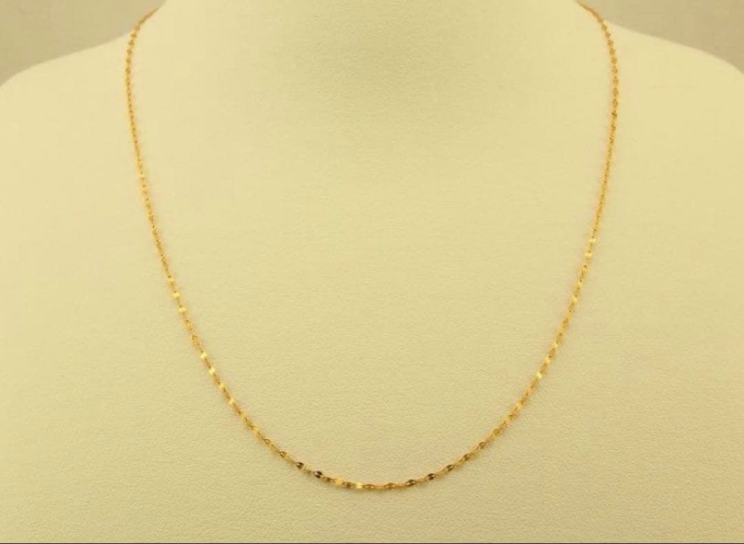 大特価❣️早いもの勝ち‼️新品✨18金 K18 ネックレス 45cm アジャスター