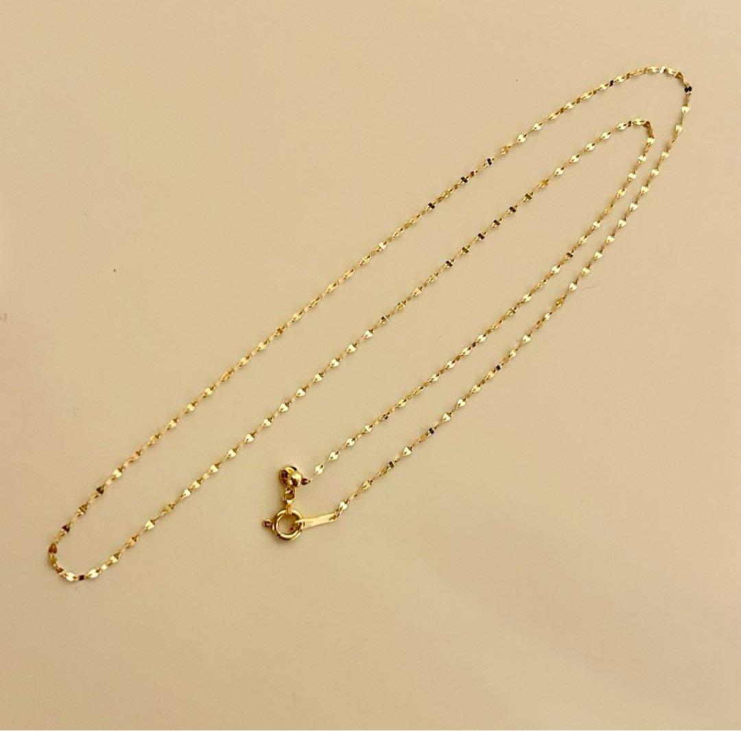 大特価❣️早いもの勝ち‼️新品✨18金 K18 ネックレス 45cm アジャスター