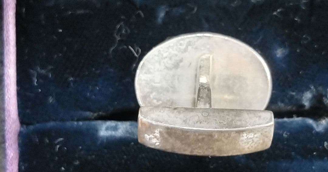 【Tiffany & Co. ネクタイピン&カフス　 シルバーゴールド編み込み】