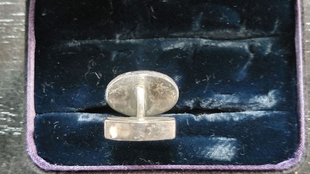 【Tiffany & Co. ネクタイピン&カフス　 シルバーゴールド編み込み】