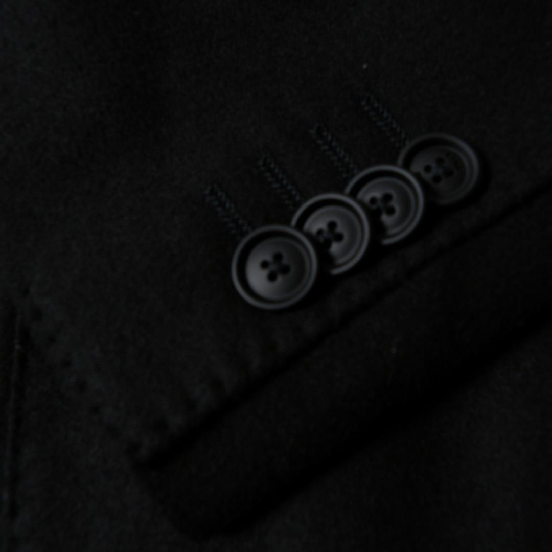 BOSSフランネルセットアップスーツ TECH FLANELL スリムフィット黒