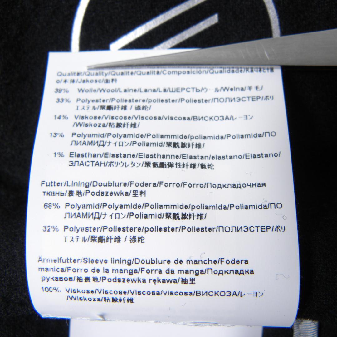 BOSSフランネルセットアップスーツ TECH FLANELL スリムフィット黒