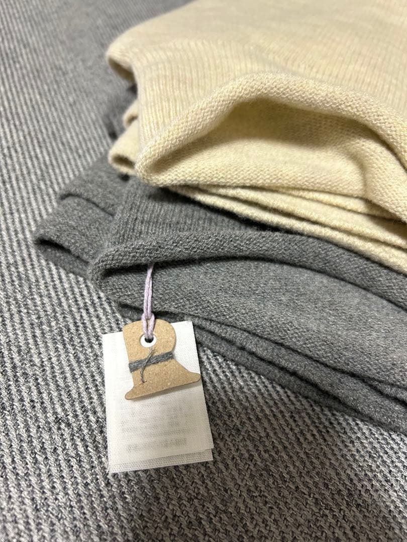 ②グレー2025新作45RウールベストフロートMベスト新品未使用グレー別色出品中