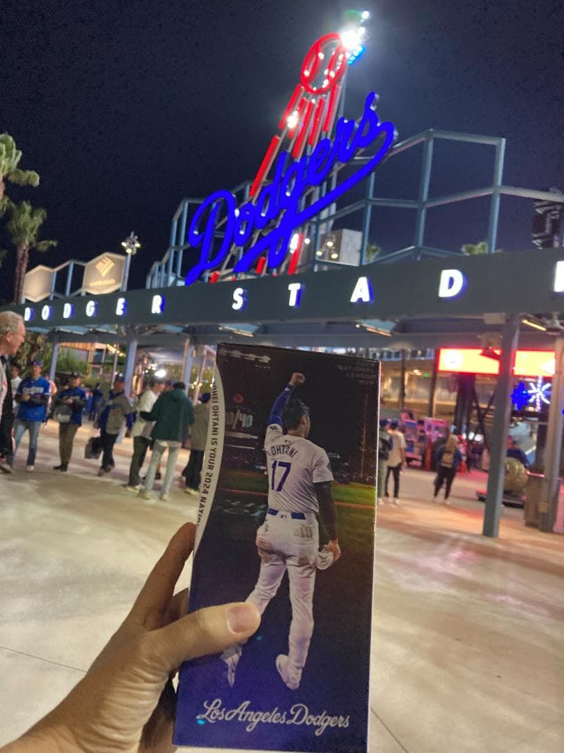 大谷翔平 バブルヘッド ドジャースタジアム限定配布品, 2025年4月2日