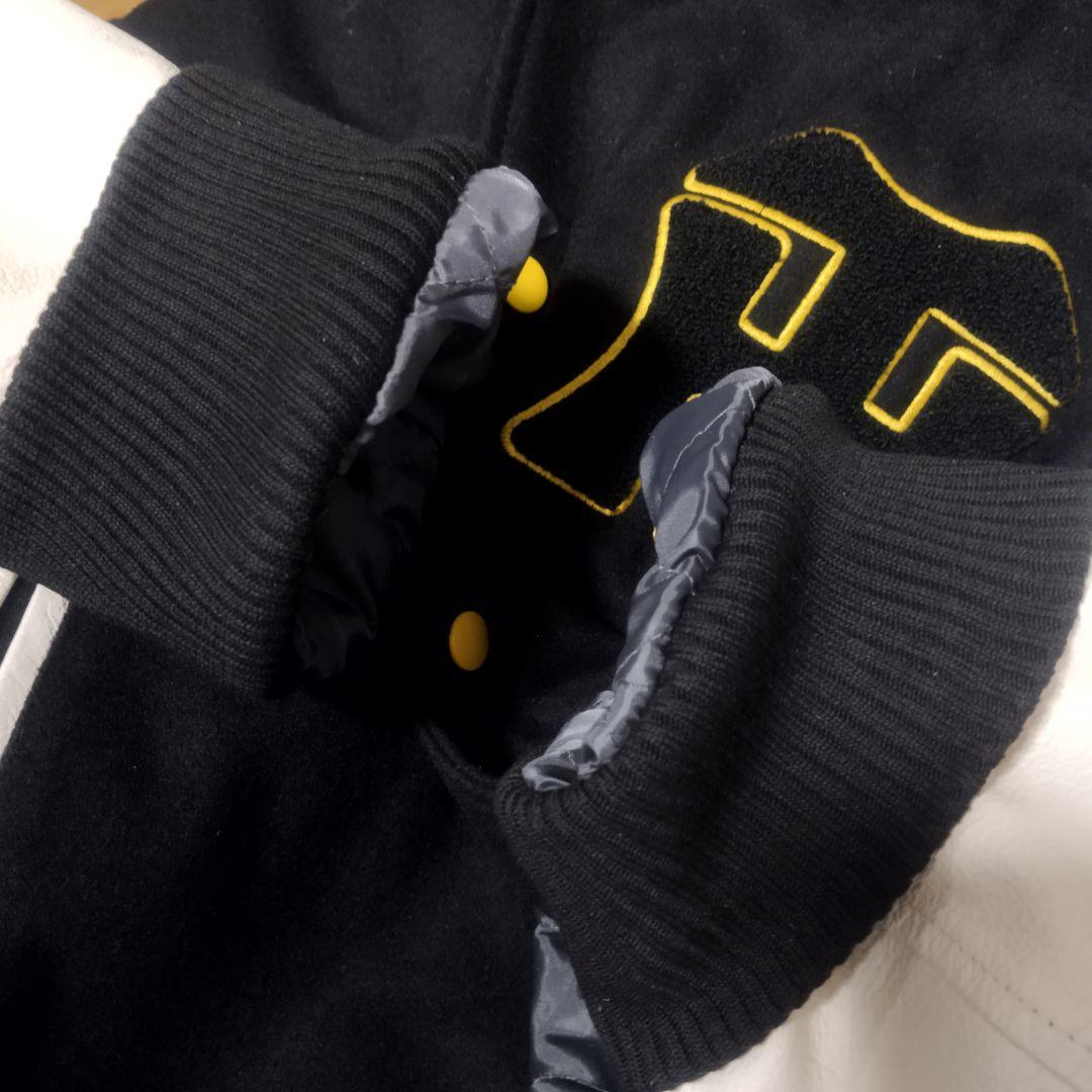 阪神タイガース MIZUNOプロ スタジャン　ダイヤモンドプラス　袖レザー　L