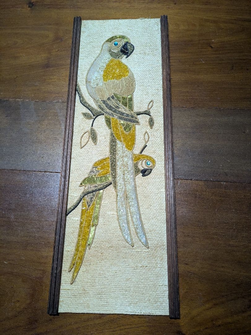 ヴィンテージグラベルアート壁掛け２個セット