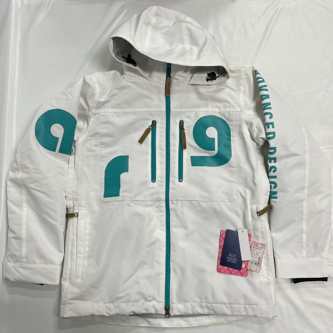 arg スノーボードウェア ジャケット L 白 ARJ13002 ②