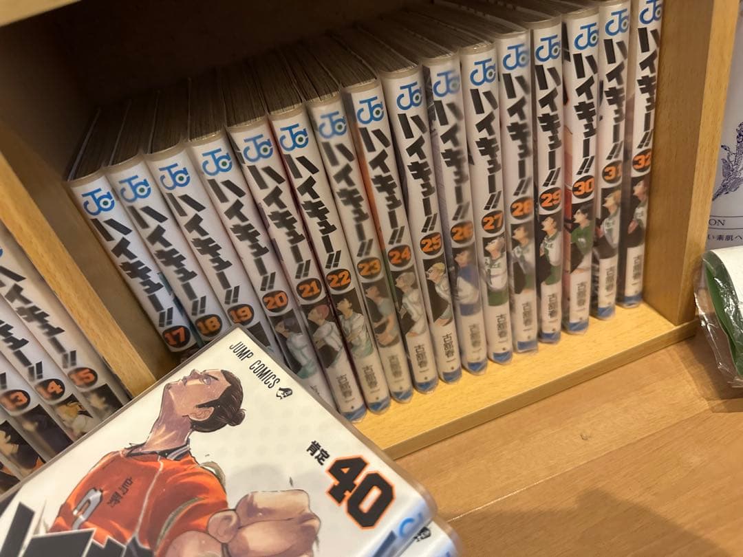 ハイキュー 漫画 1〜40巻 ケース付き 一回だけ読んで後はしまってありました