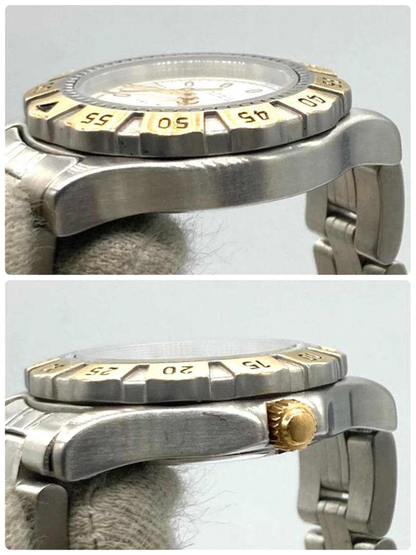 【稼動】 バレンシアガ 腕時計 ダイバーズウォッチ クォーツ QZ デイト