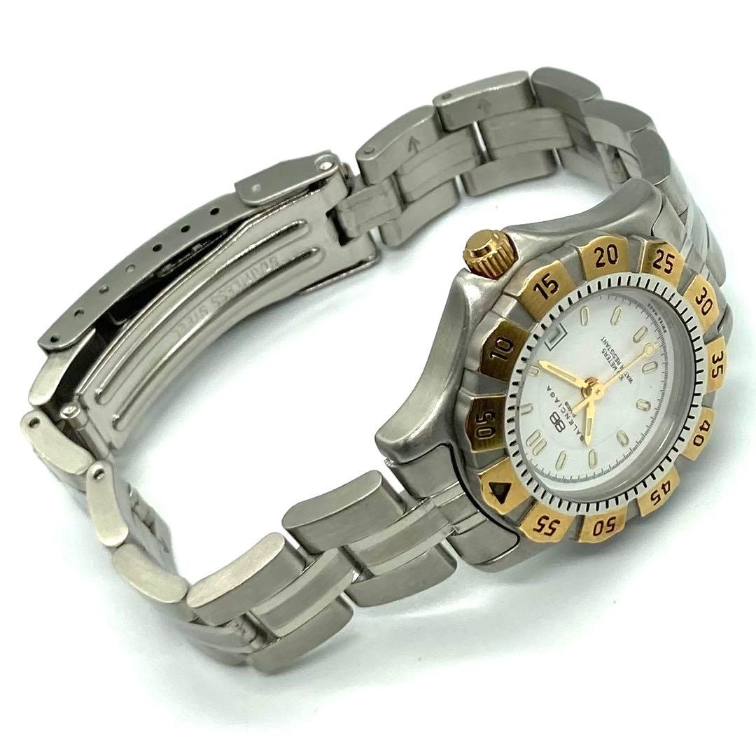 【稼動】 バレンシアガ 腕時計 ダイバーズウォッチ クォーツ QZ デイト