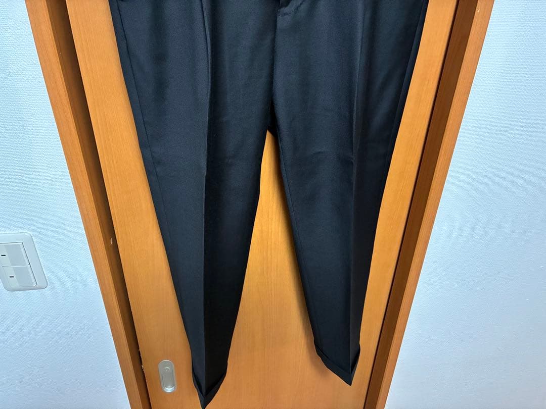 【美品】WACKO MARIA ワコマリア 高級スーツ 黒 ロロピアーナ生地