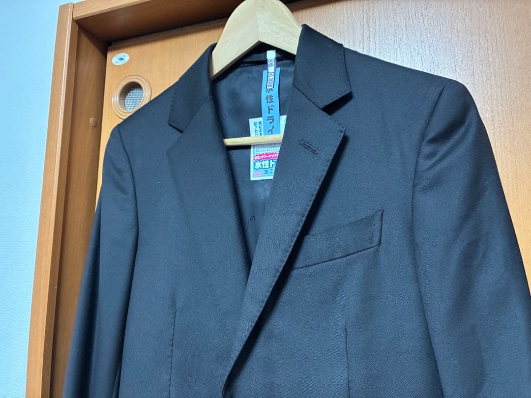 【美品】WACKO MARIA ワコマリア 高級スーツ 黒 ロロピアーナ生地