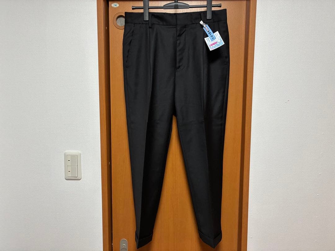 【美品】WACKO MARIA ワコマリア 高級スーツ 黒 ロロピアーナ生地