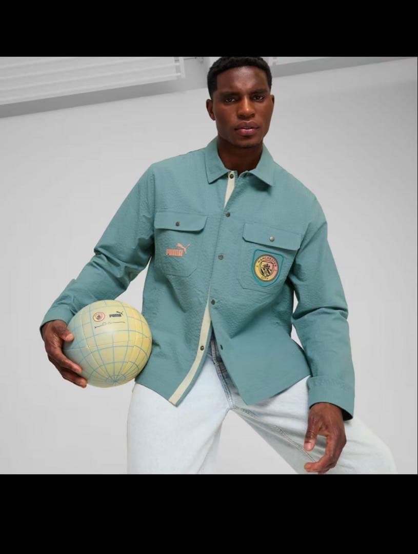 即完売‼︎ マンチェスター・シティー　ノエルギャラガー　オーバーシャツ