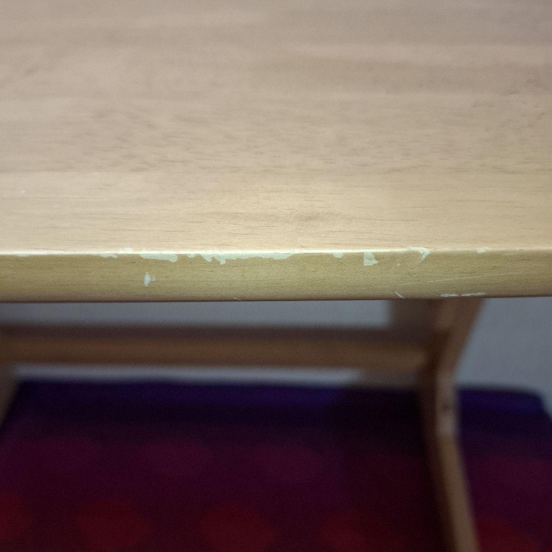 高さを変えられる小机　TZT7542　幅75×奥行400×高さ55cm