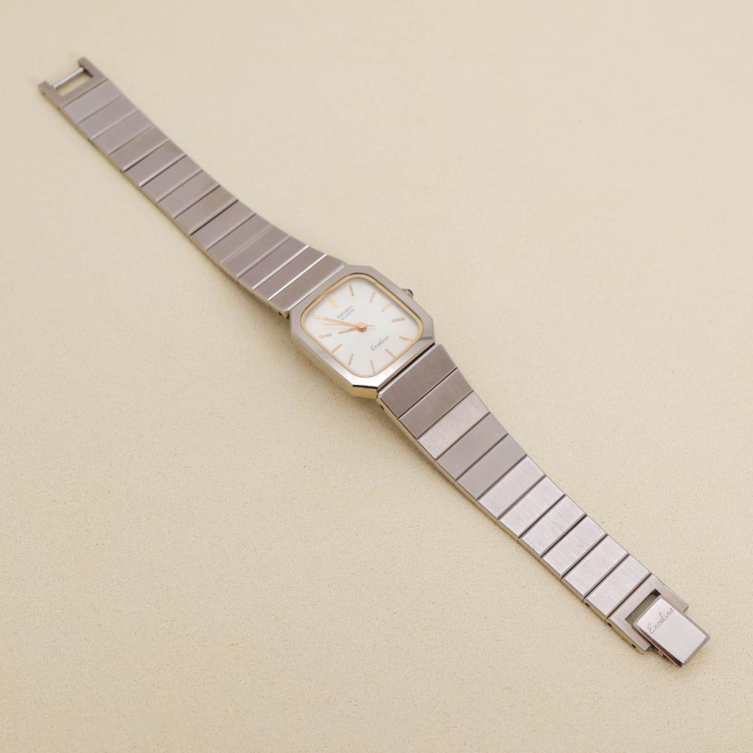 稼働 SEIKO EXCELINE 腕時計 タングステン レディース 2678