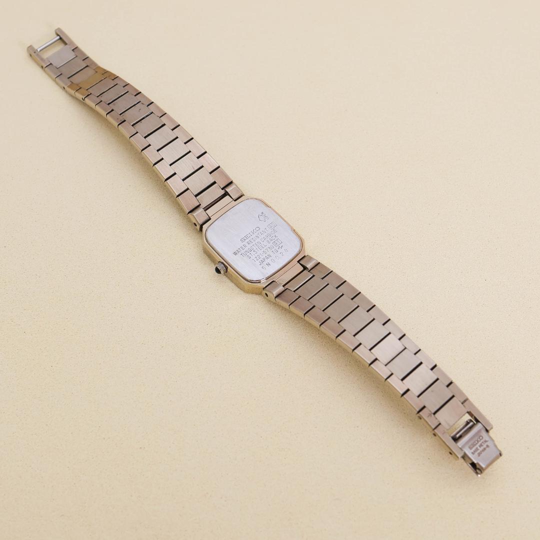 稼働 SEIKO EXCELINE 腕時計 タングステン レディース 2678