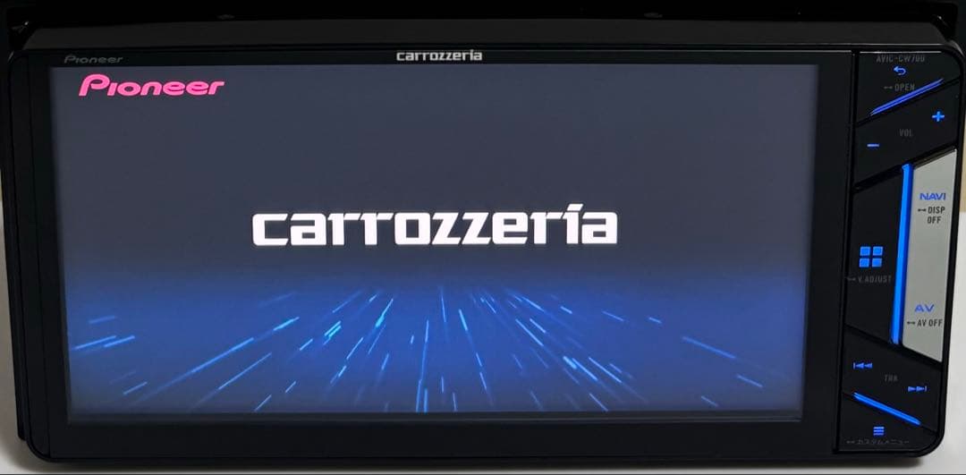 カロッツェリア AVIC-CW700 (*地図データ:2024年)