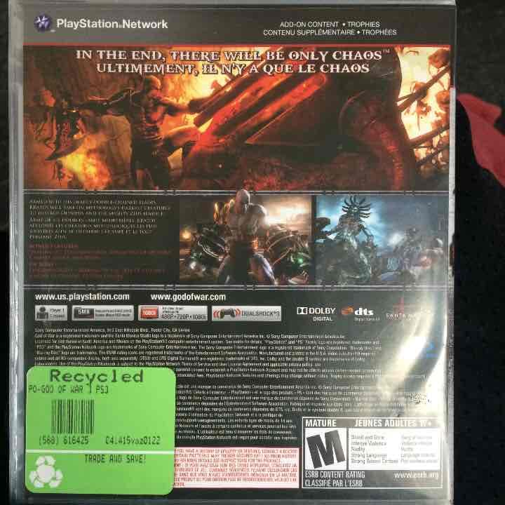 GOD OF WAR(海外版)フランス語加