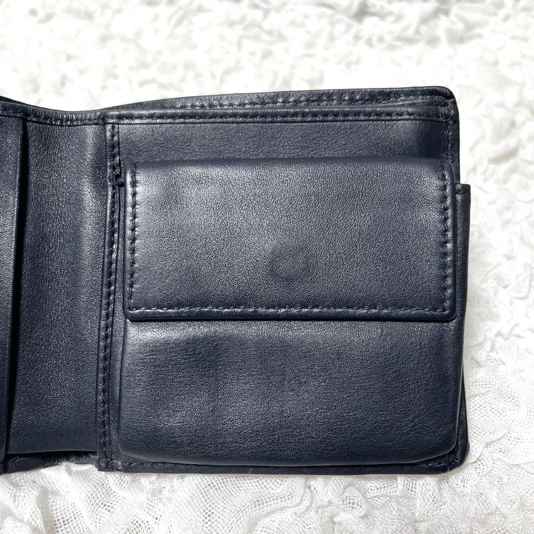美品✨️ GUCCI マイクロシマ 二つ折り財布 レザー　コンパクトウォレット