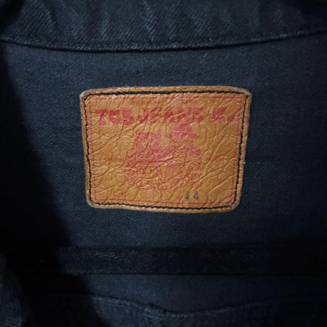 TCBジーンズ　50sジャケット2nd ブラックデニム