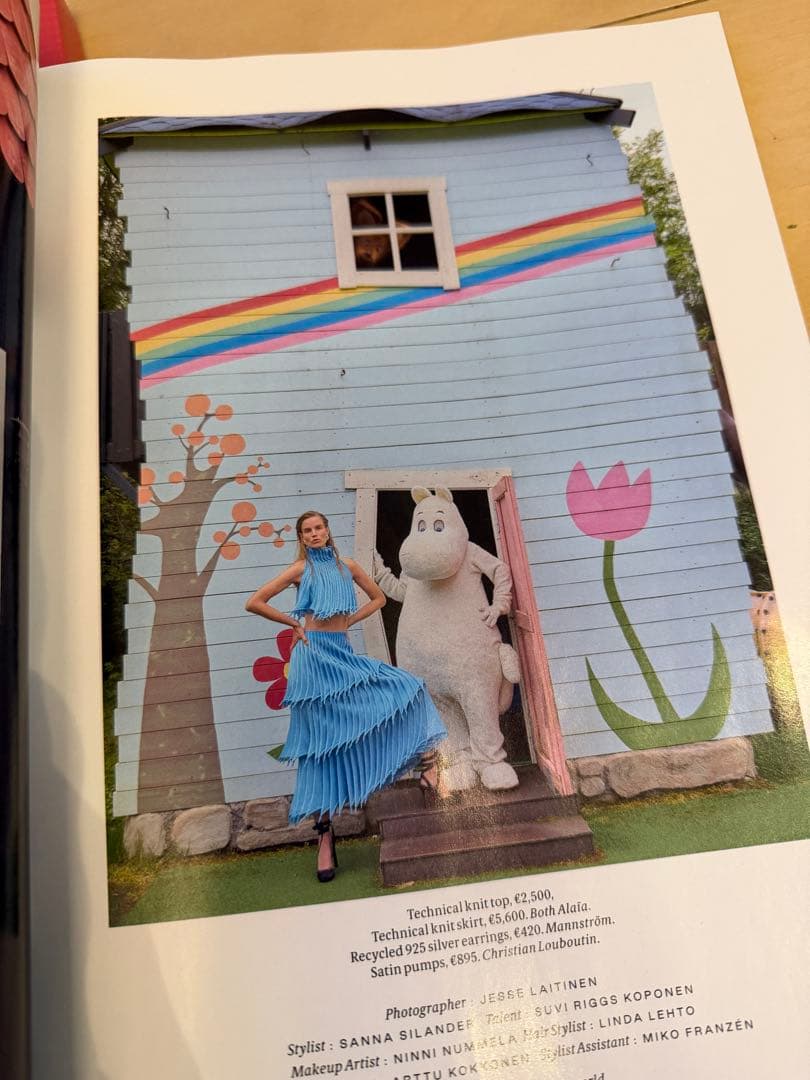 VOGUE 10月号　ムーミン　80周年