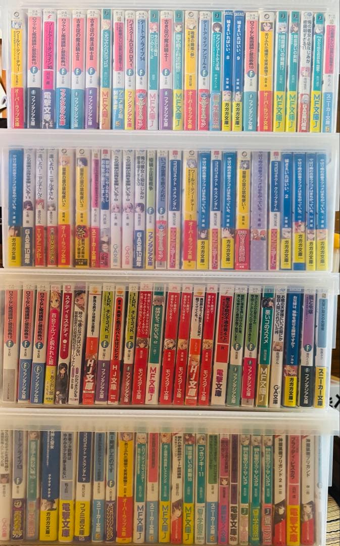 ライトノベルまとめ売り600冊