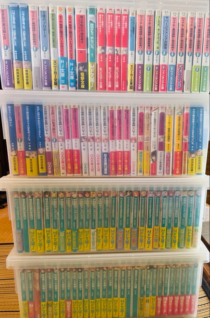 ライトノベルまとめ売り600冊