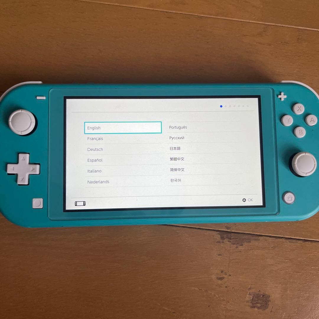 Nintendo Switch light ターコイズ　16GBメモリーカード入