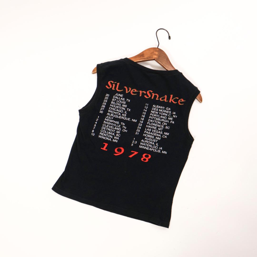 H1338◾️ドルチェ＆ガッバーナ　シルバースネーク　タンクトップTシャツ