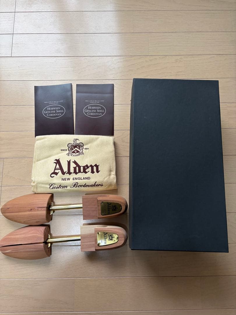 ALDEN 1340 CHUKKAコードバン27cm 9D BLACK付属品完備