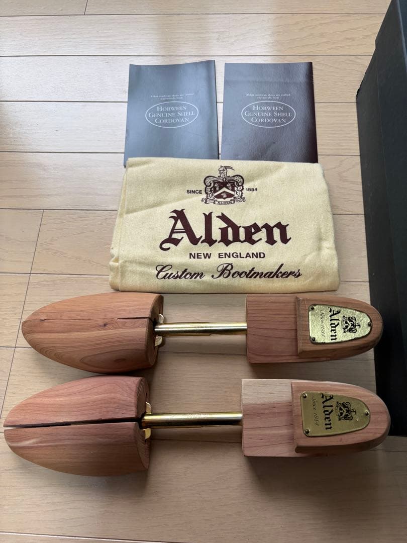 ALDEN 1340 CHUKKAコードバン27cm 9D BLACK付属品完備