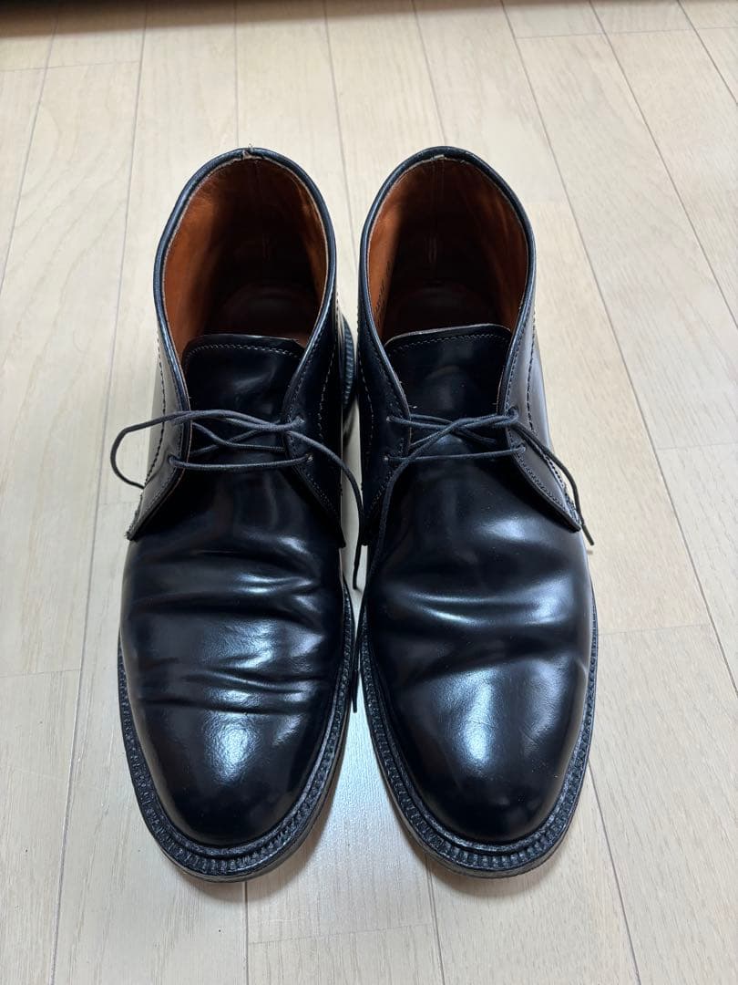ALDEN 1340 CHUKKAコードバン27cm 9D BLACK付属品完備
