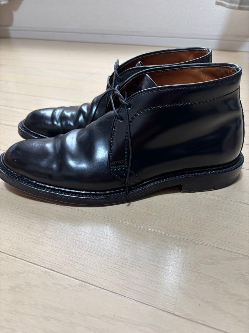 ALDEN 1340 CHUKKAコードバン27cm 9D BLACK付属品完備