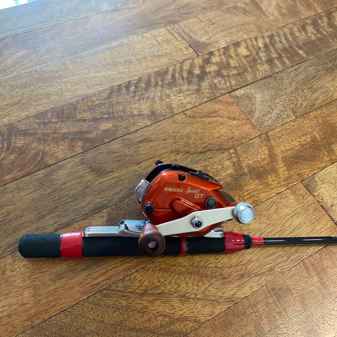シマノ　ワカサギスペシャルGT　右巻き　ロッド　ライン　仕掛け付き