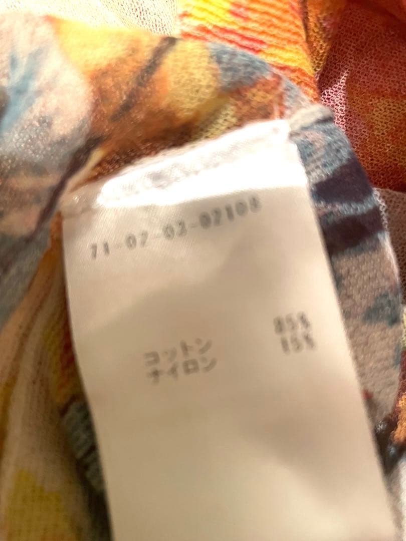 ドリスヴァンノッテン DRIES VAN NOTEN 花柄　カットソー　シアー