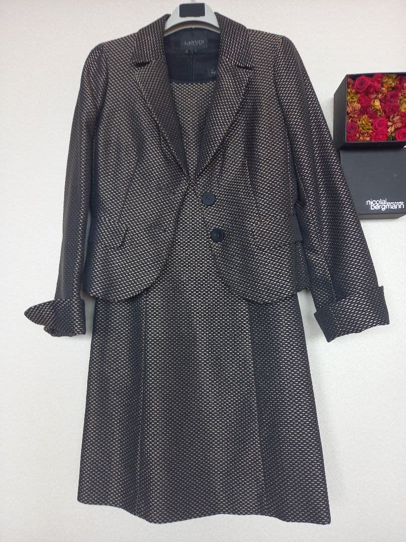 【美品】LANVINランバンワンピース．スーツ
