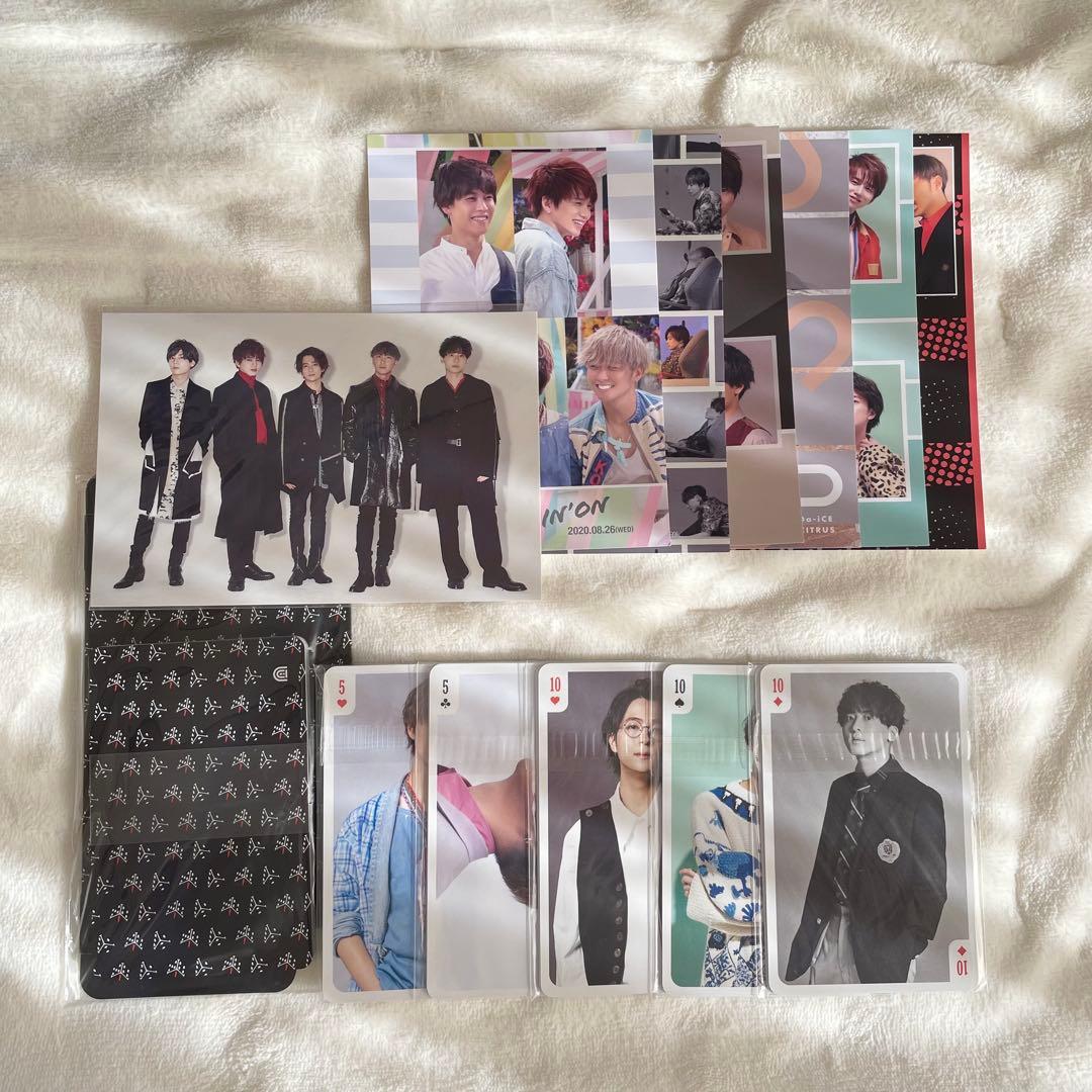 Da-iCE SiX 初回生産限定盤 スペシャル BOX トランプ ポストカード