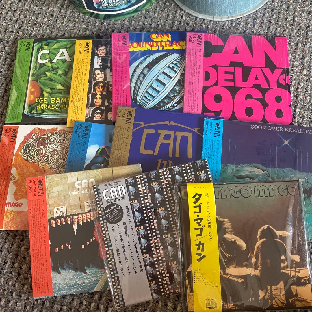 CAN 紙ジャケ　全9種類　ディスクユニオン特典缶タイプ収納ケース　おまけ完品